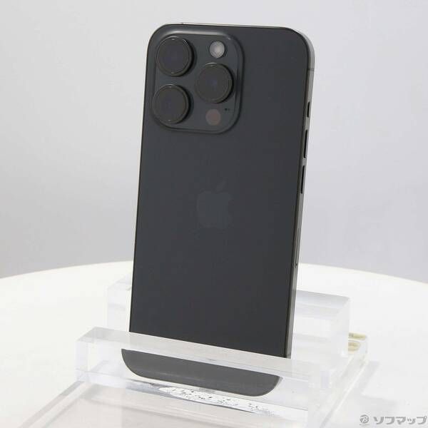 中古品〕 iPhone15 Pro 256GB ブラックチタニウム MTUC3J／A SIM