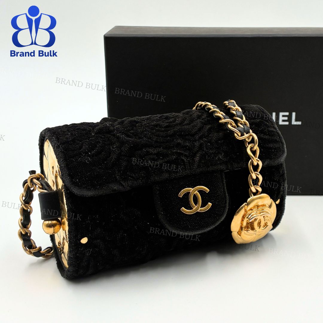 CHANEL カメリア チェーン ポシェット ショルダーバッグ