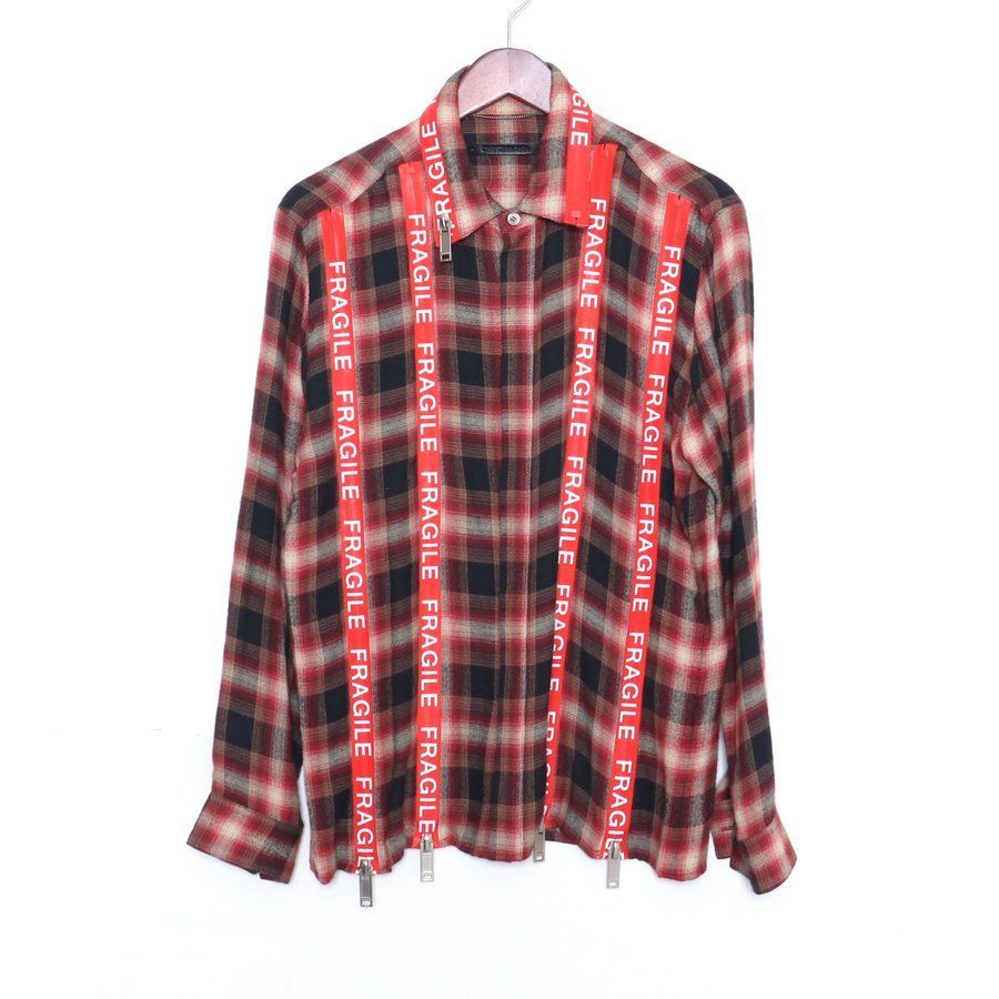 トップス 15AW CHRISTIAN DADA FULL ZIP PLAID SHIRT CHRISTIAN DADA 15AW FULL ZIP PLAID SHIRT - メルカリ