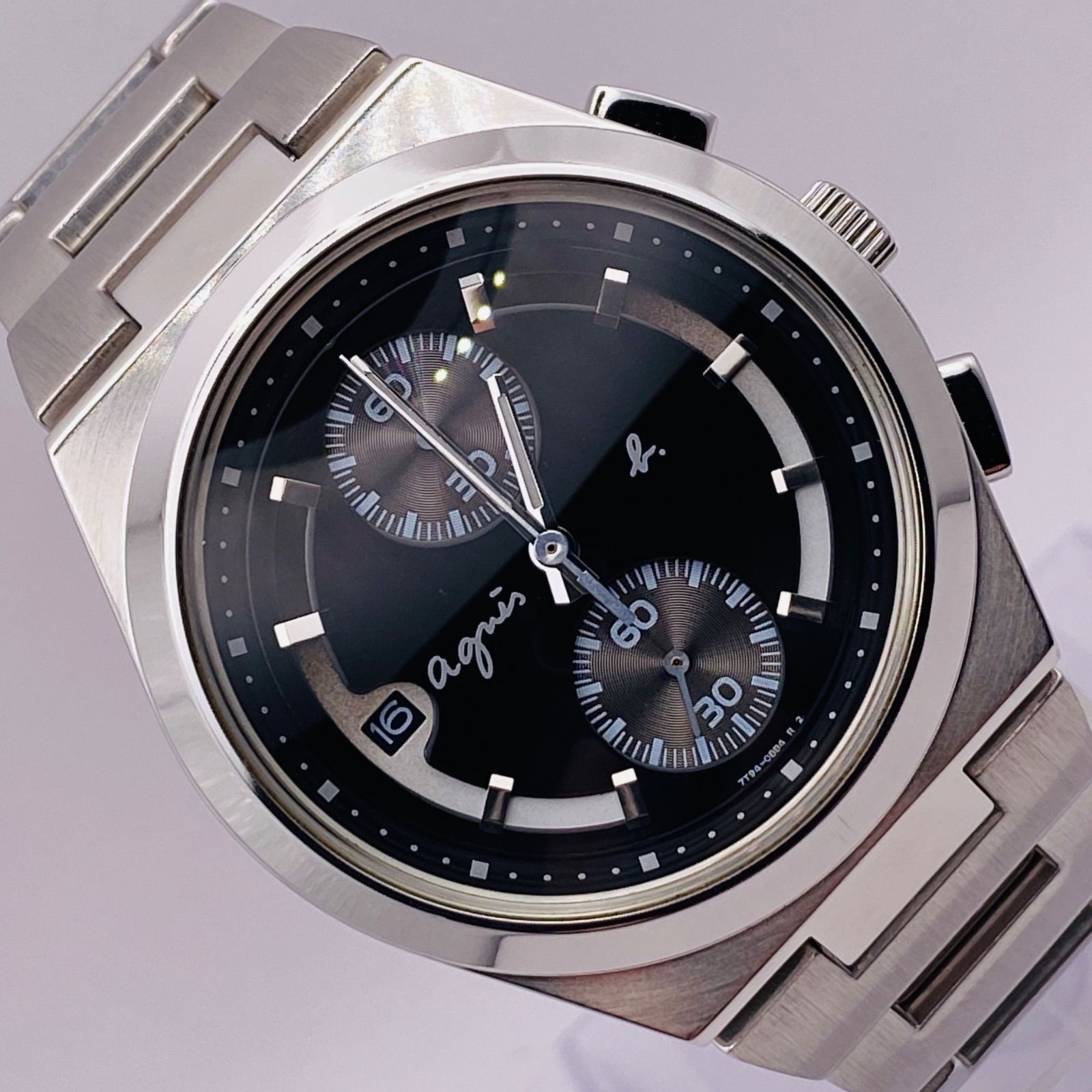 T141）美品 稼動品 SEIKO セイコー 7T94-0AX0 agnes-b アニエスベー 