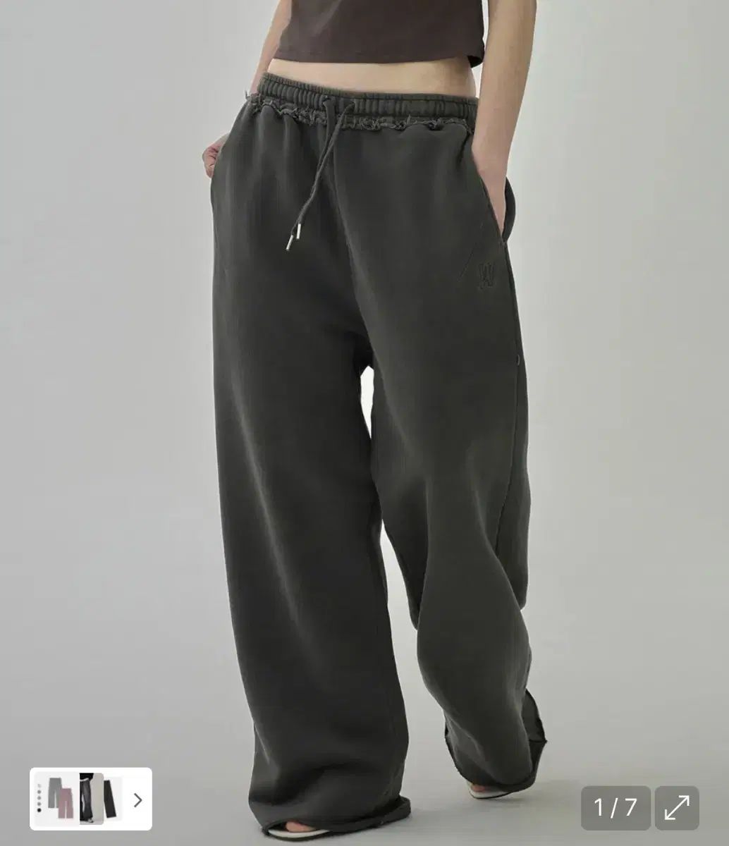 [WOOALONG]Cut Edge Washed ワイド パンツ★新作・25SS★男女★ WOOALONG(ウアロン) Cut Edge Washed Wide pants S - メルカリ
