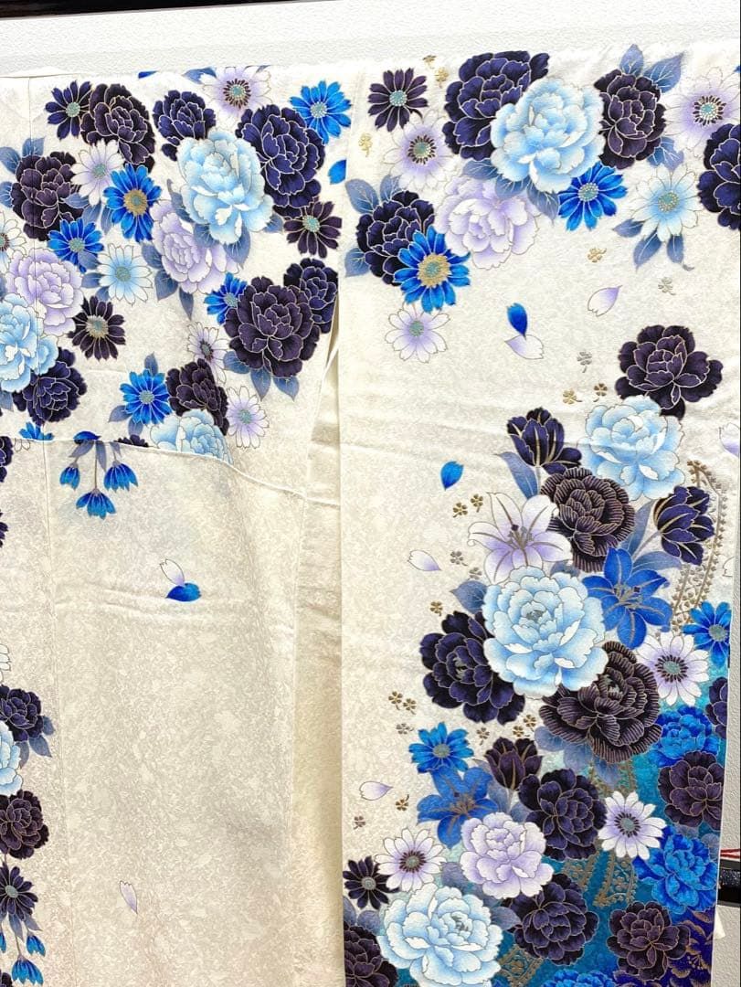 振袖 豪華 金駒 金彩 紋意匠 身丈165cm 撥水加工済