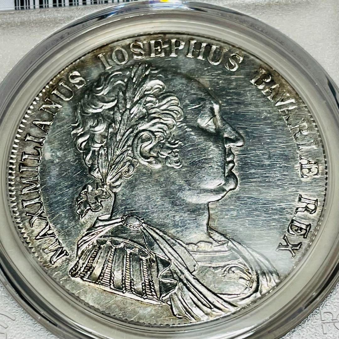 バイエルン 1818 ターラー大型銀貨 ドイツ PCGS UNC Details バイエルン 1818 ターラー大型銀貨 ドイツ PCGS UNC Details