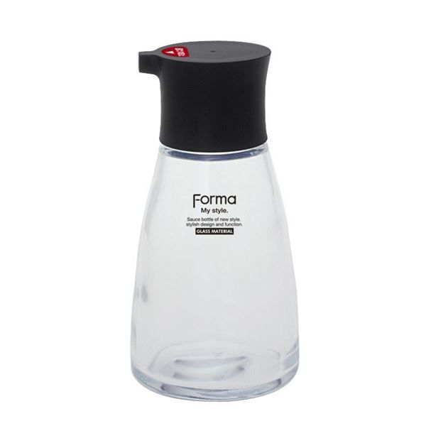 まとめ 醤油差し|しょうゆ容器 大 ブラック 液だれ防止機能付き キッチン用品 フォルマS 40個セット