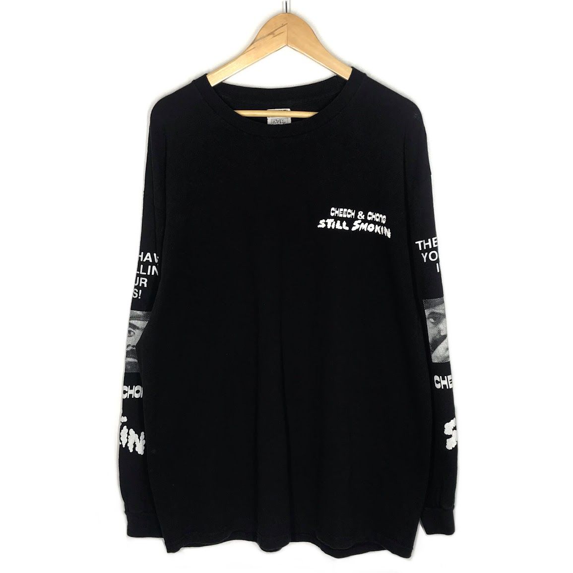 倉吉店 WACKOMARIA | ワコマリア 長袖Ｔシャツ CREW NECK LONG SLEEVE T-SHIRT TYPE-1 STILL SMOKIN CCSS-WM-LT01 ブラック サイズ XL 104