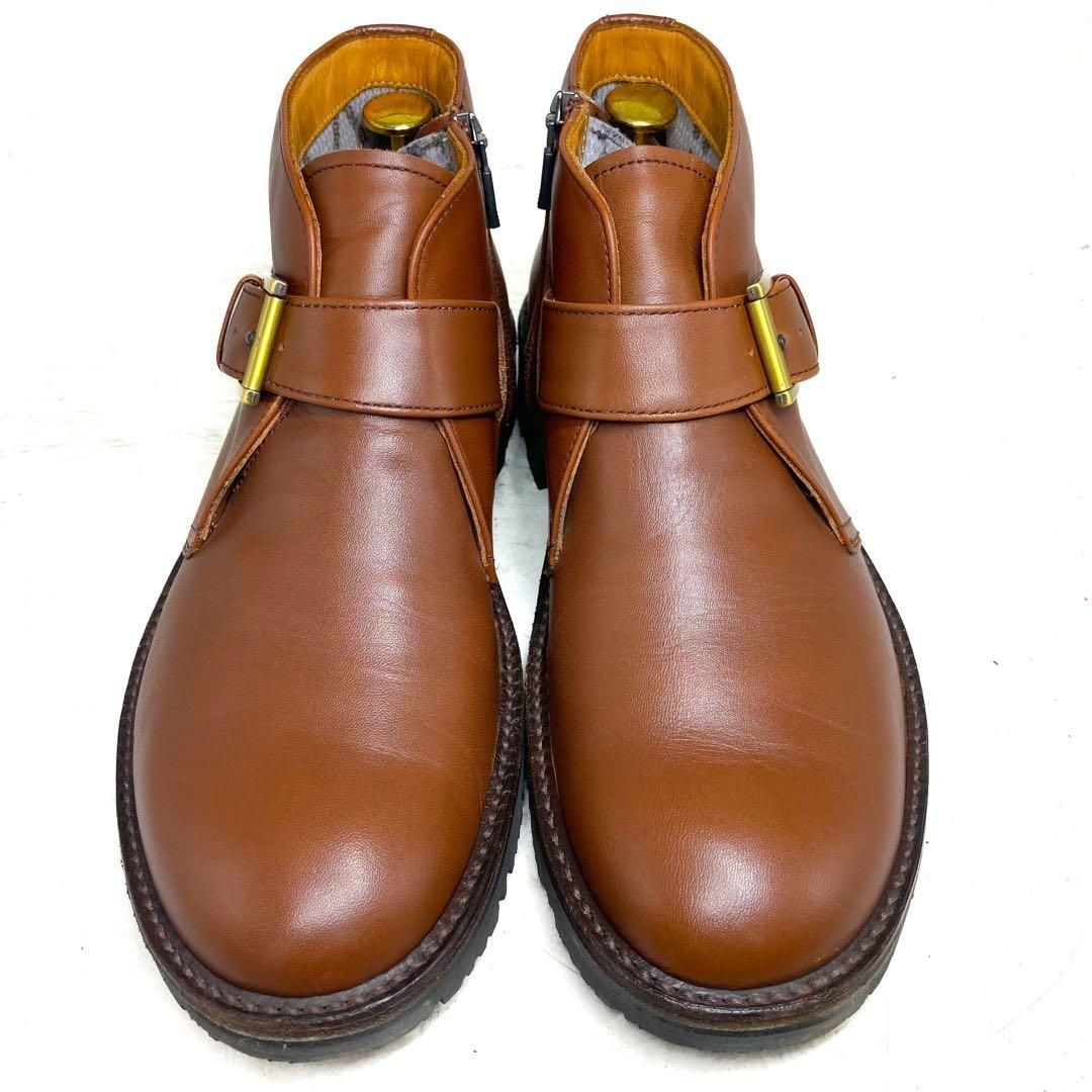 ほぼ未使用】REGAL リーガルウォーカー GORETEX サイドジップブーツ 茶