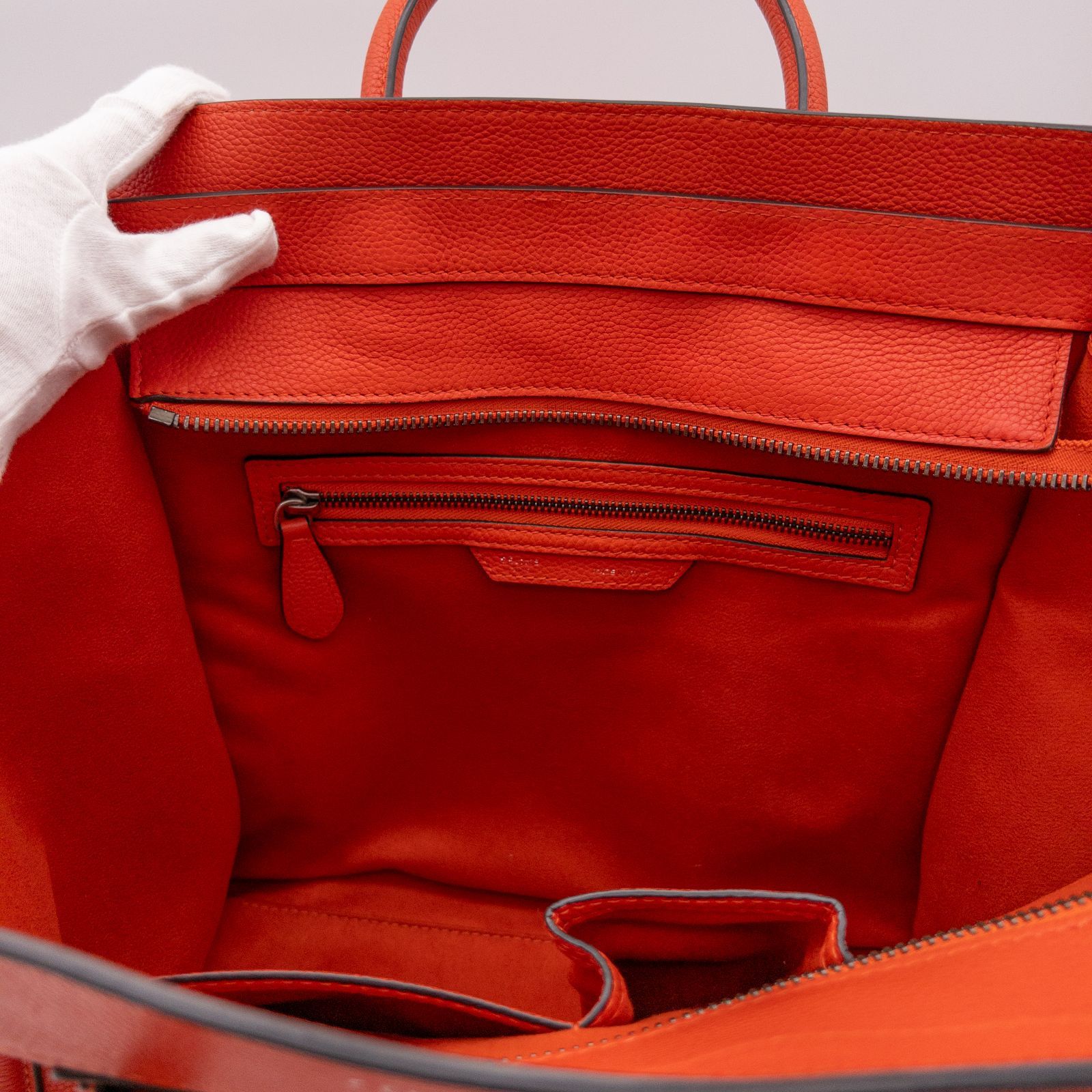 美品】CELINE (セリーヌ) ラゲージ ミニショッパー ハンドバッグ 