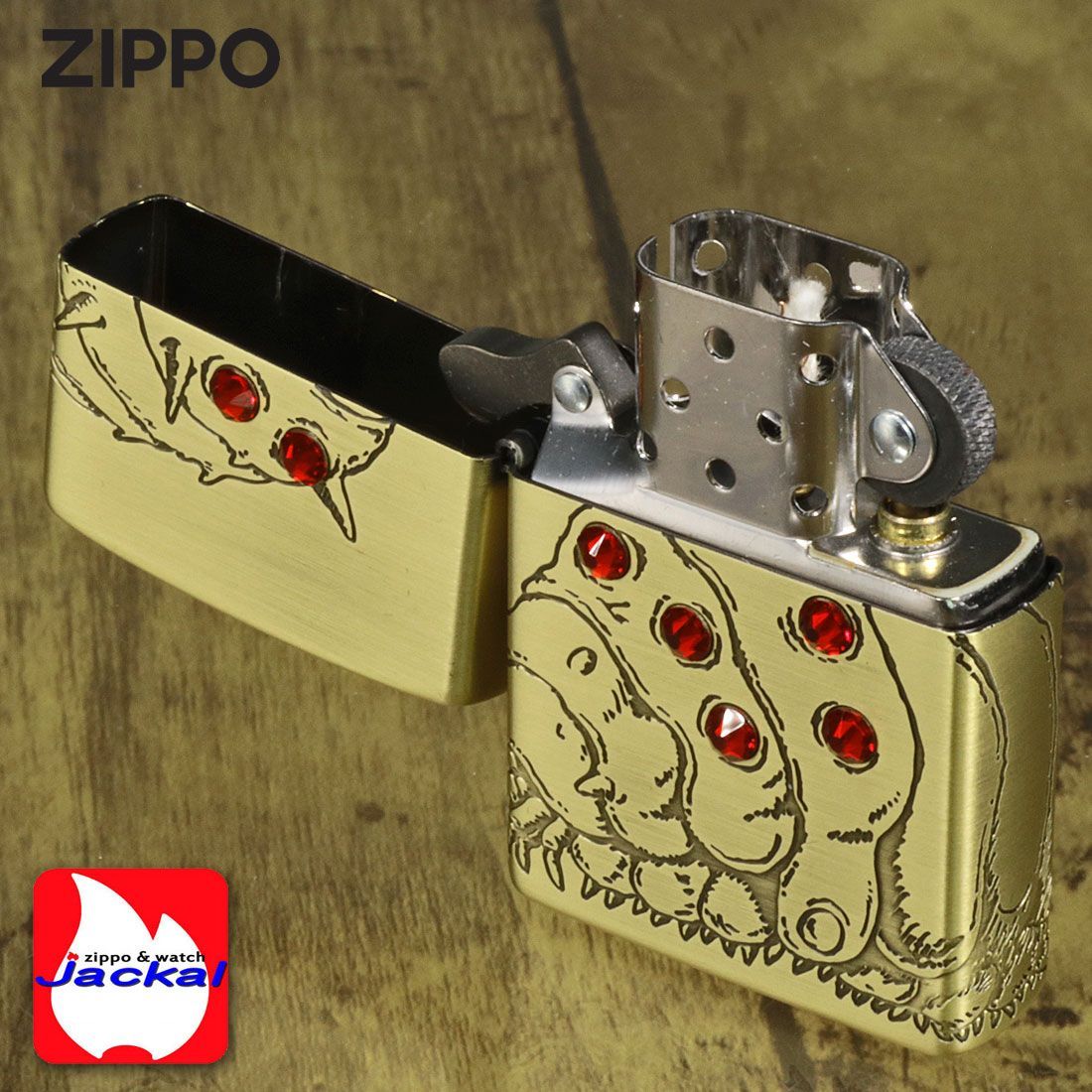 zippo(ジッポーライター)スタジオジブリ ジッポー オイルライター アニメ 映画 風の谷のナウシカ 赤目 王蟲 オーム スワロフスキー NZ-31ギフト  プレゼント - メルカリ