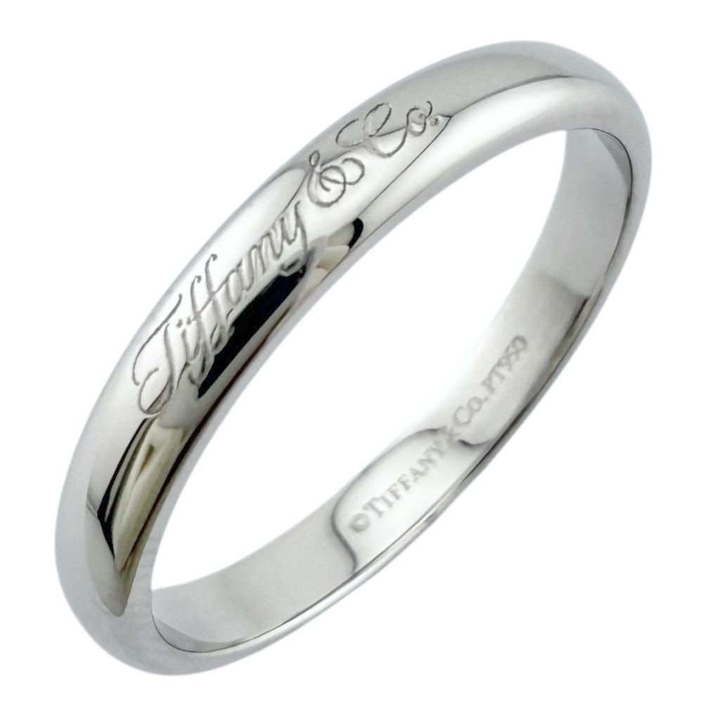 ★Tiffany&Co.★ ウェディングバンドリング Pt950 定価20万 楽天市場】【お値下げしました！56,500円→50,000円