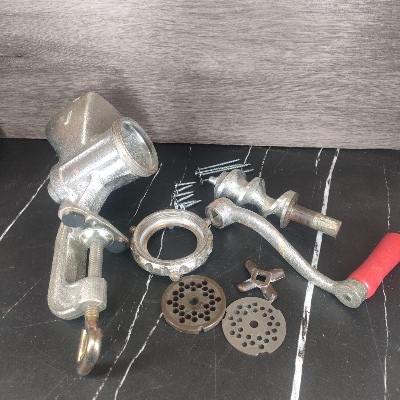 24 ベリタス ミートチョッパー No.5-A型 調理器具 キッチン 料理 チョッパー ひき肉 フードプロセッサー 手作り アンティーク ヴィンテージ