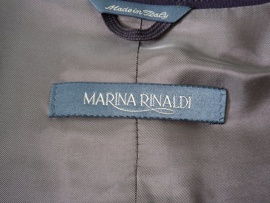 未使用級】マリナリナルディ リネン スーツ セットアップ 紺