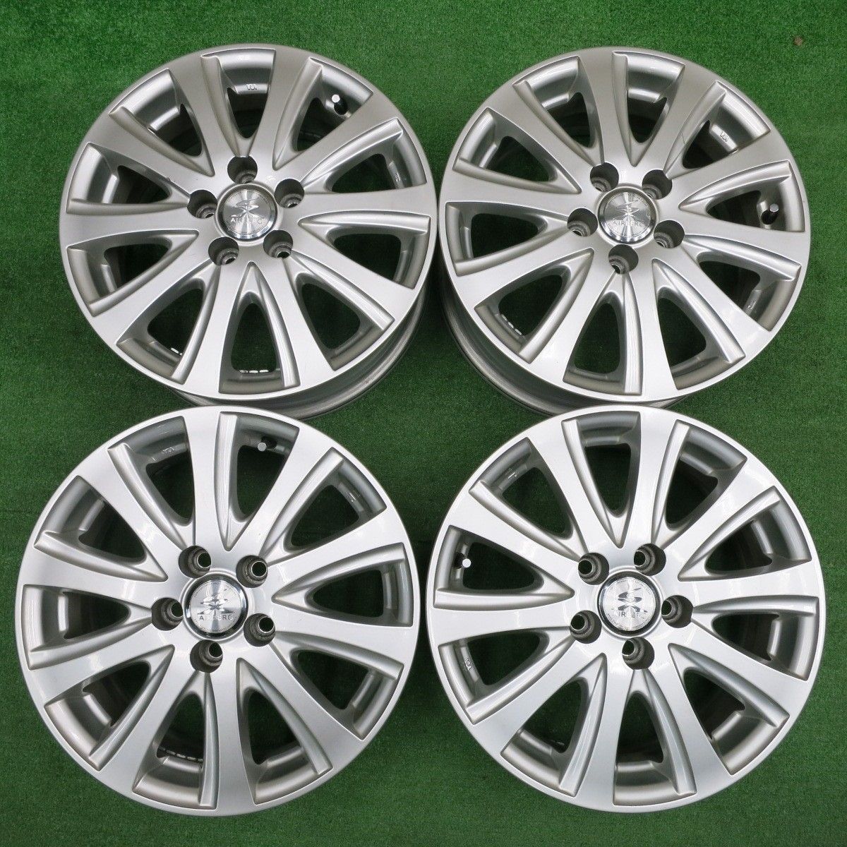送料無料] 4本価格☆AIRBERG エアベルグ 15インチ ホイール 15×6J 