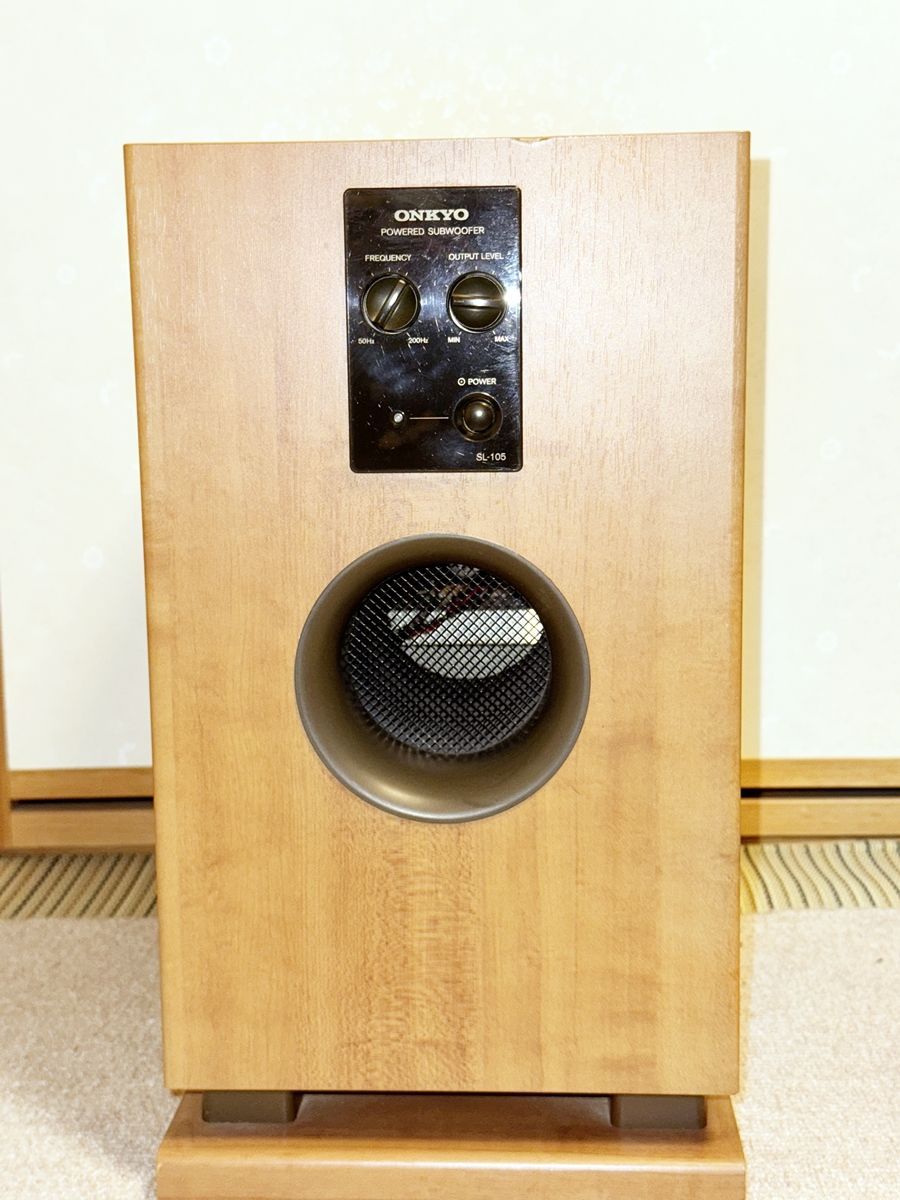 HY ONKYO オンキョー アンプ内蔵サブウーファー SL-105 一部地域を除く HY001