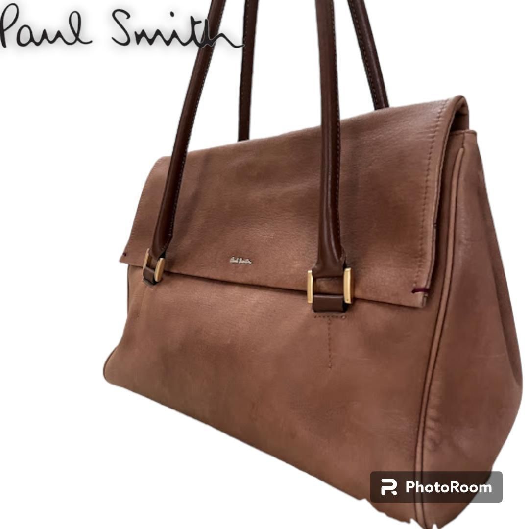 Paul Smith ポールスミス トートバッグ ブランドロゴプレート レザー