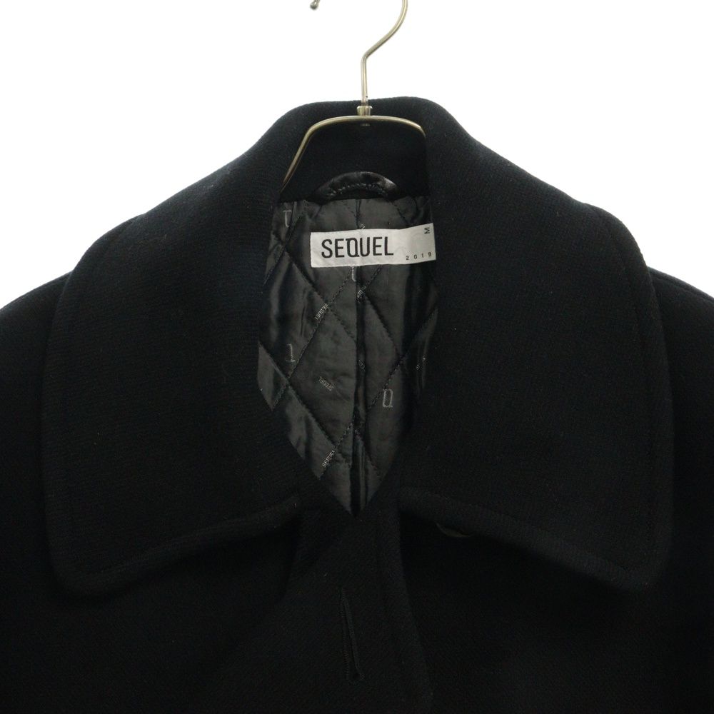 SEQUEL (シークエル) 20AW P-COAT バイカラー ビッグシルエット