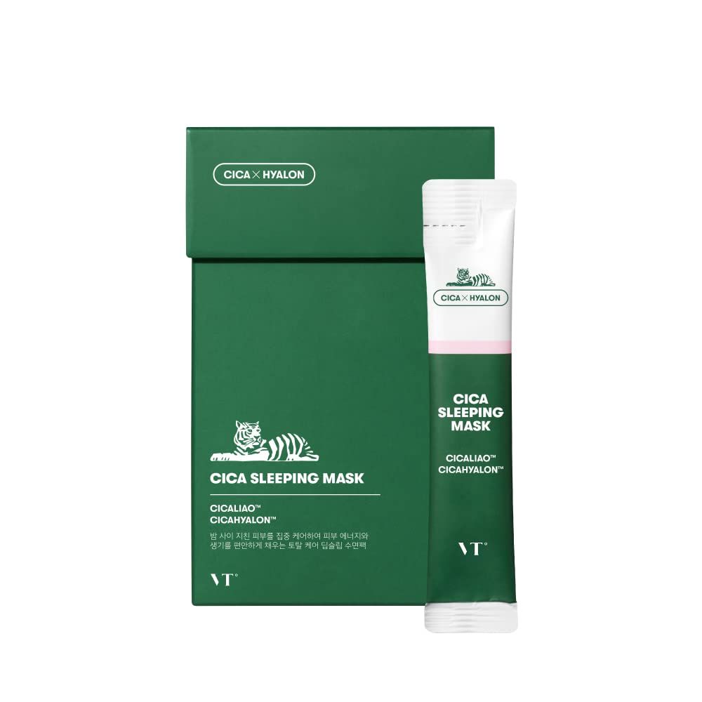 【本物保証，セール】 VTCOSMETICS(ブイティコスメテックス) シカスリーピングマスク (30個入り) 敏感肌 乾燥肌 スキンケア 肌荒れスキンケア 保湿 パック 化粧水・ローション・トナー