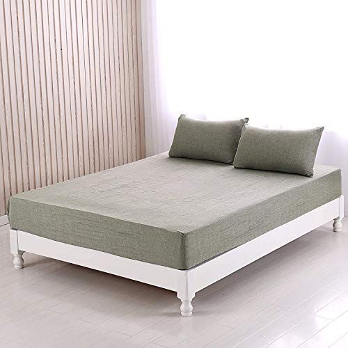 【匿名配送】グレー_ワイドダブル?150x200x30cm ボックスシーツ ワイドダブル オーガニックコットン マットレスカバー 150x200x30cm 洗い ワイドダブル 150x200x30cm ボックスシーツ 洗える 単品売り プレミアムコレクション