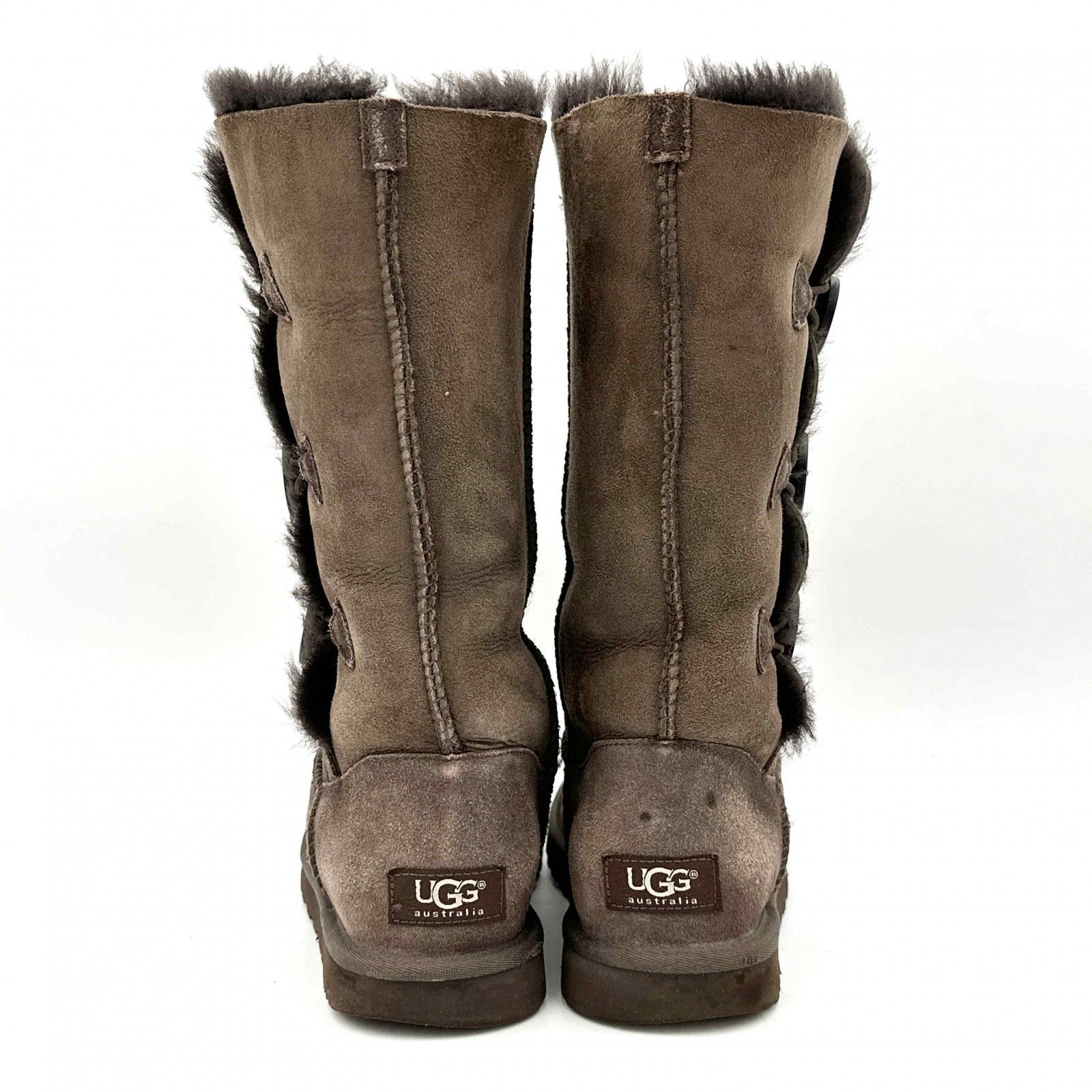 UGG ベイリーボタン ムートンブーツ ブラウン 1507T - メルカリ