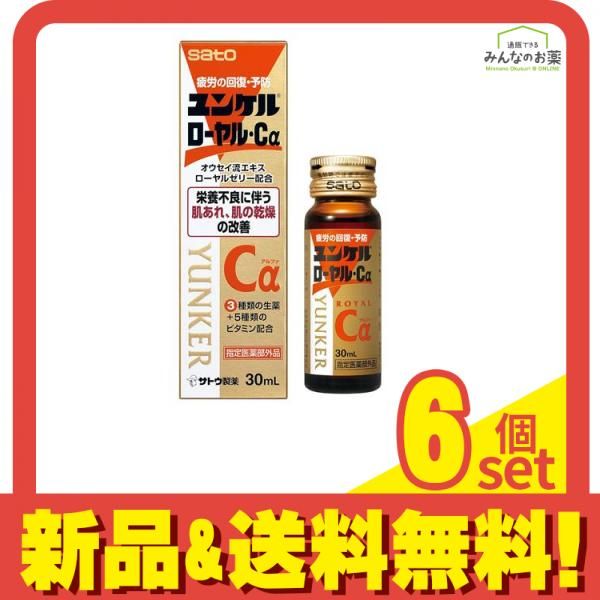 ユンケルローヤル・Cα 30mL 6個セット まとめ売り - メルカリ ユンケルローヤル・Cα 30mL 6個セット まとめ売り - メルカリ
