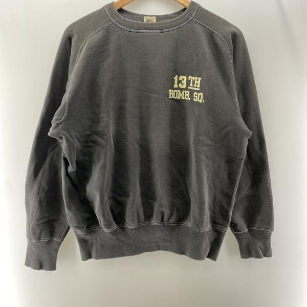 Buzz Rickson s GRIM REAPERS フリーダムスリーブ スウェット ブラック L 24