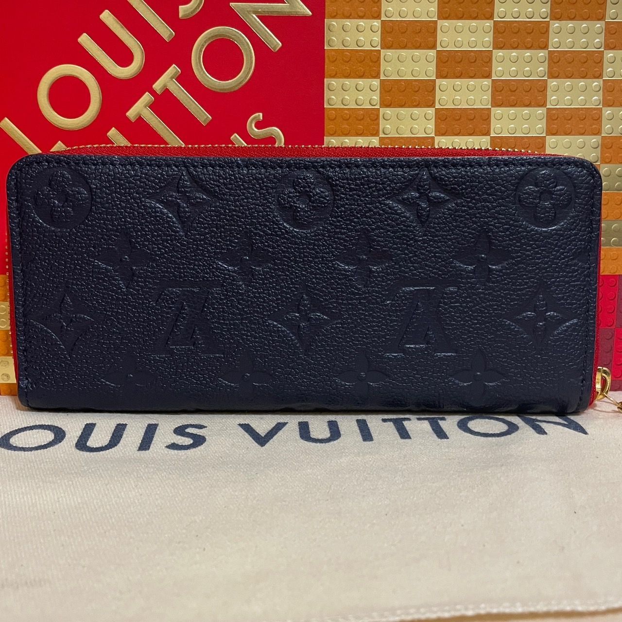 使用わずか】ルイヴィトン モノグラム アンプラント クレマンス 長財布