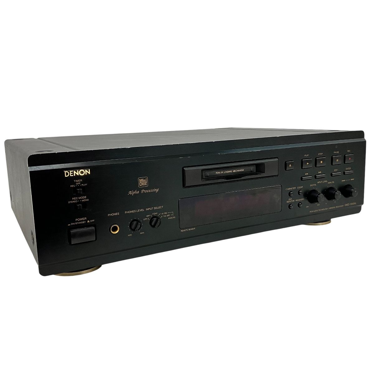 DENON DMD-1600AL MDレコーダー MDプレイヤー デノン 音響機材 オーディオ機器 C10140088