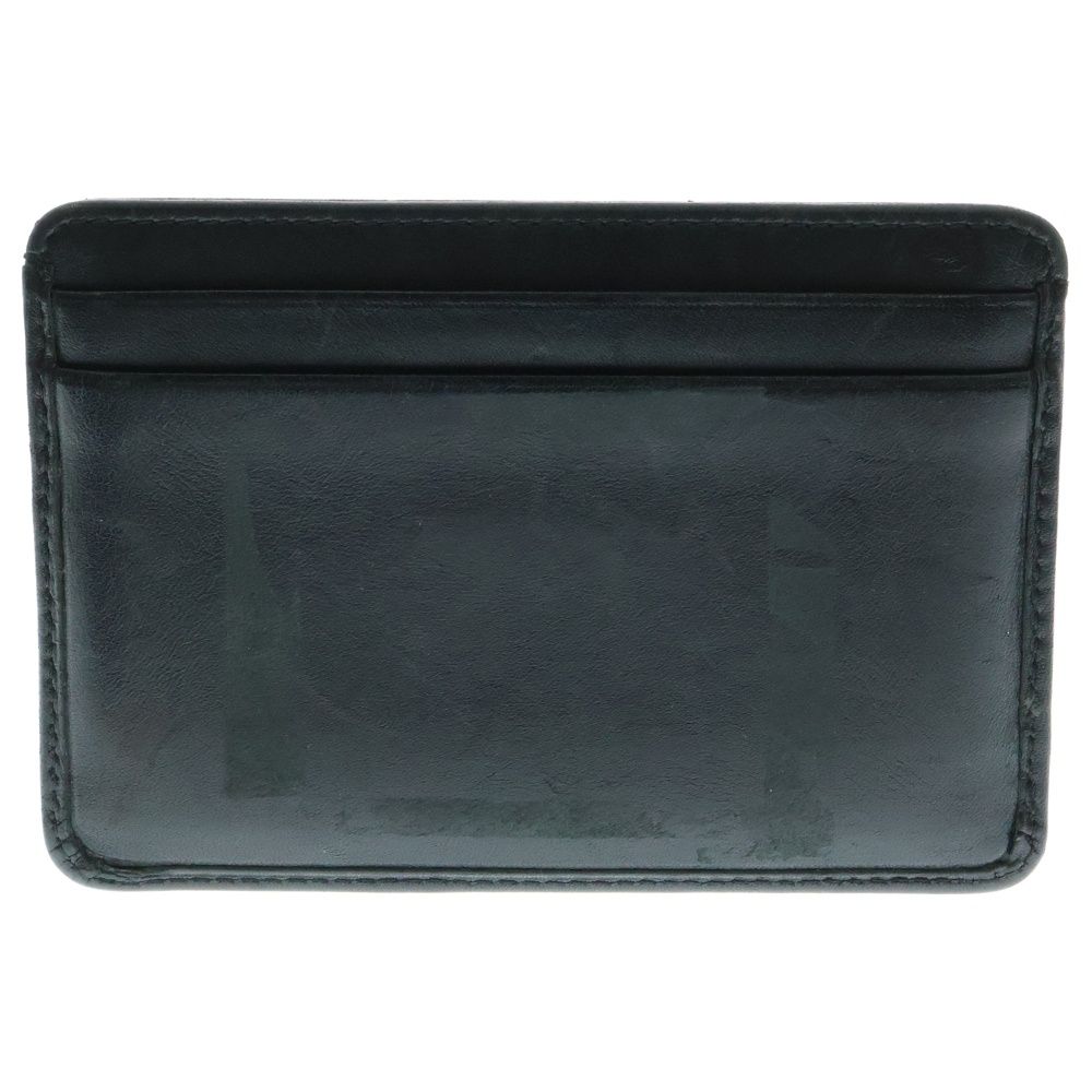 CHANEL シャネル カンボンライン キルティング カードケース 名刺入れ ブラック×ホワイト レザー ラムスキン