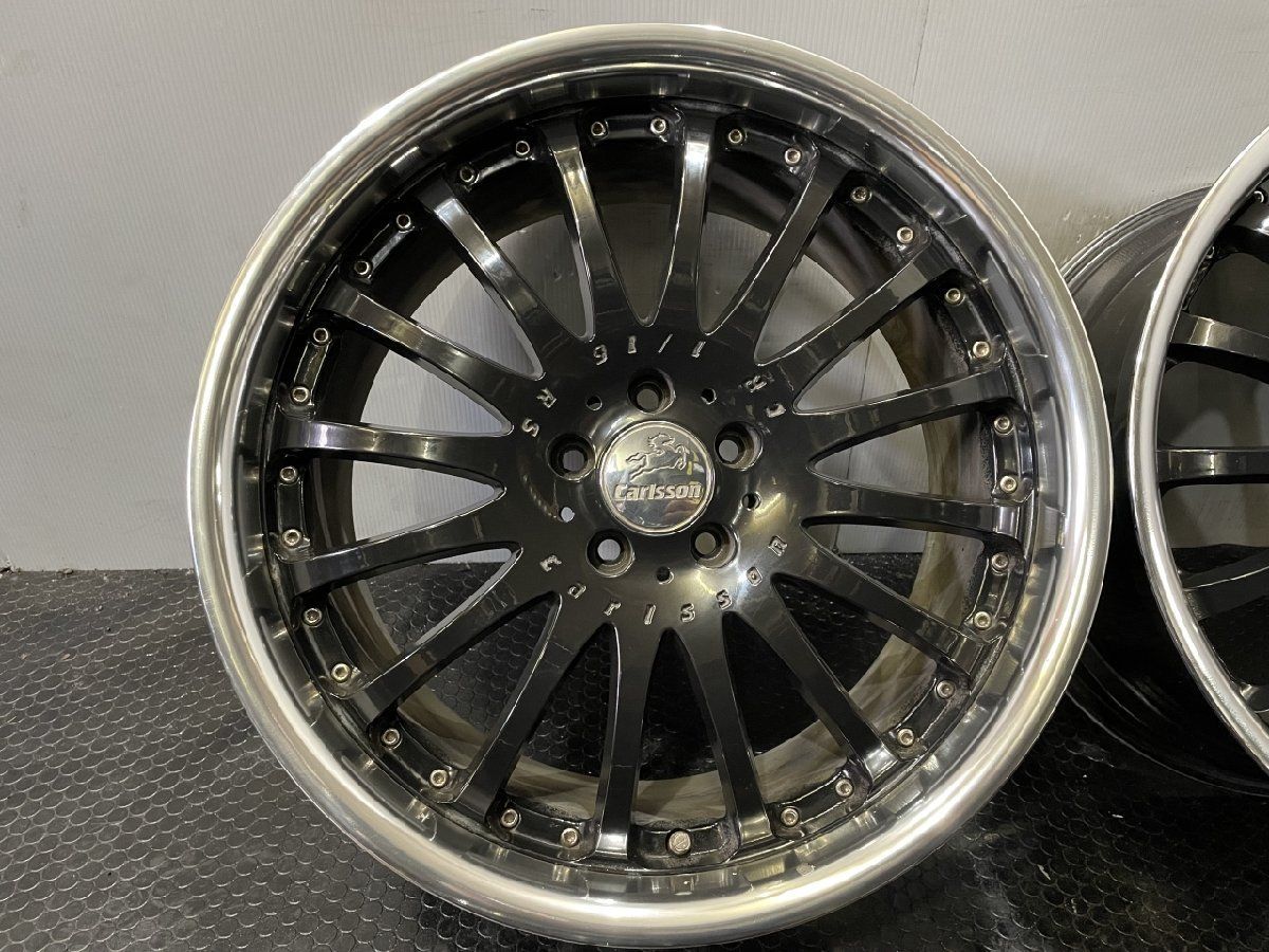 Carlsson CR 1/16 RS カールソン 社外ホイール 20インチ 4本 9.5J5HPCD112+45 ブラック　(VHV900)