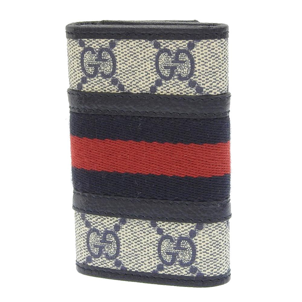 ✨新品未使用・箱保証書付き✨　GUCCI キーケース　マーモント　オフィディア 関税込】人気◇GUCCI グッチ◇GGマーモント ロゴ キーケース