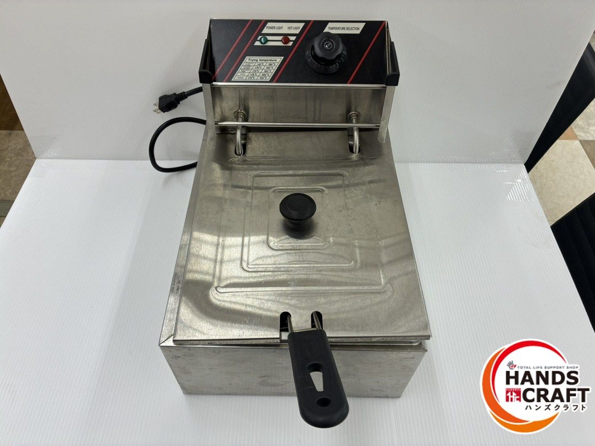 業務用 6L フライヤー 81 厨房機器 通電 のみ 100V 現状品
