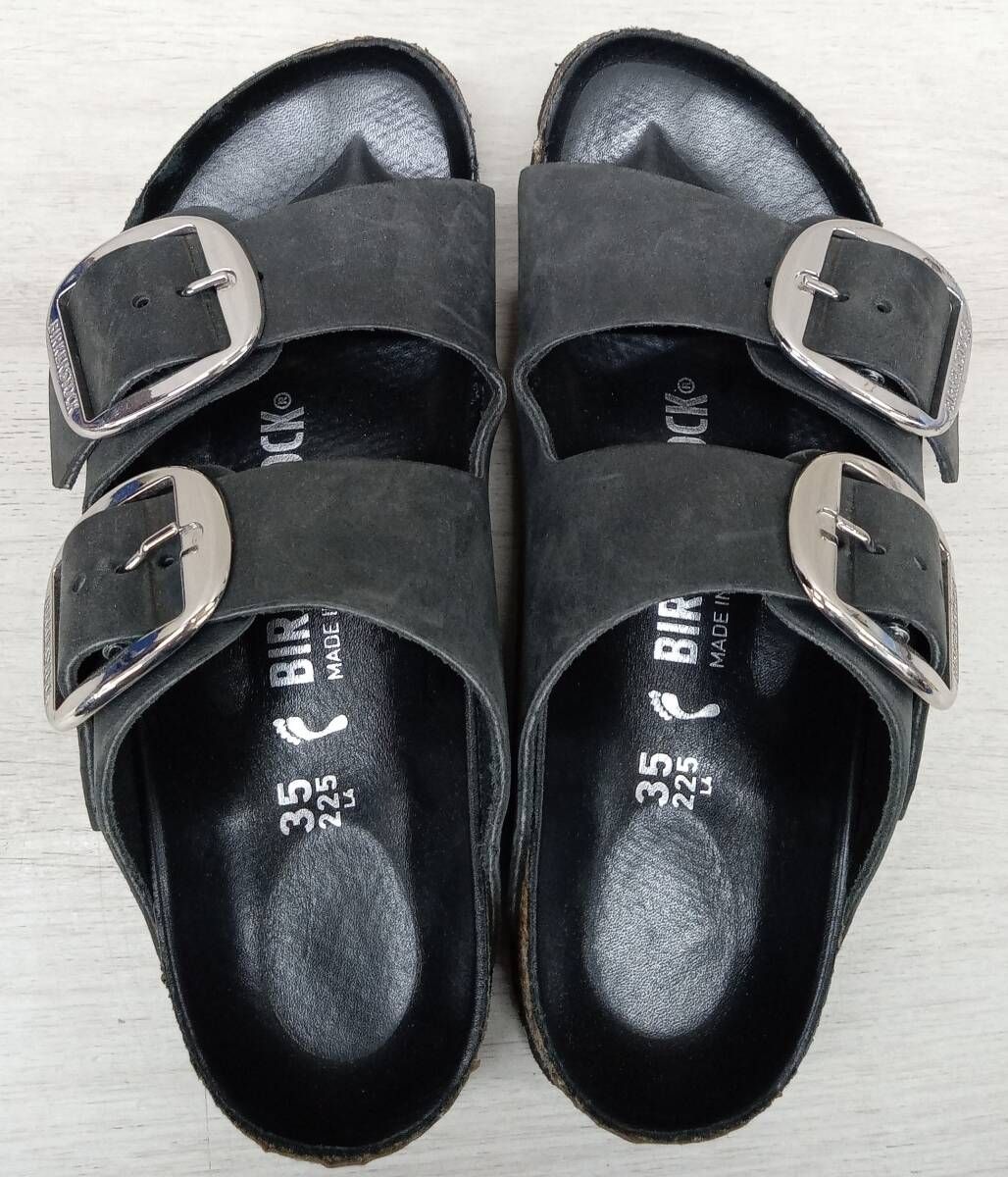 【激安】! BIRKENSTOCK ビルケンシュトック サンダル ARIZONA BIG BUCKLE ブラック 22.5cm