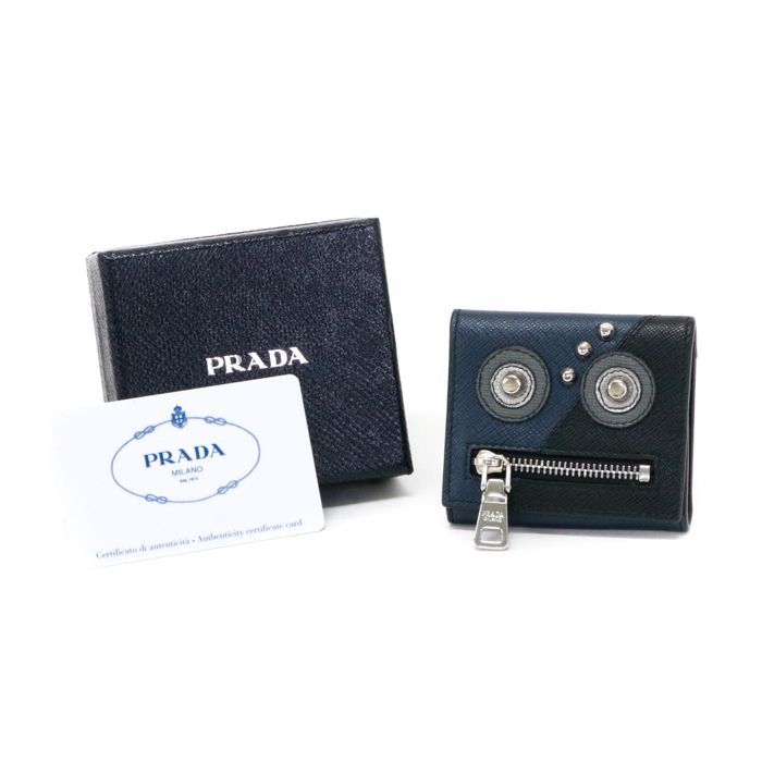 プラダ PRADA コインケース コンパクトウォレット サフィアーノ