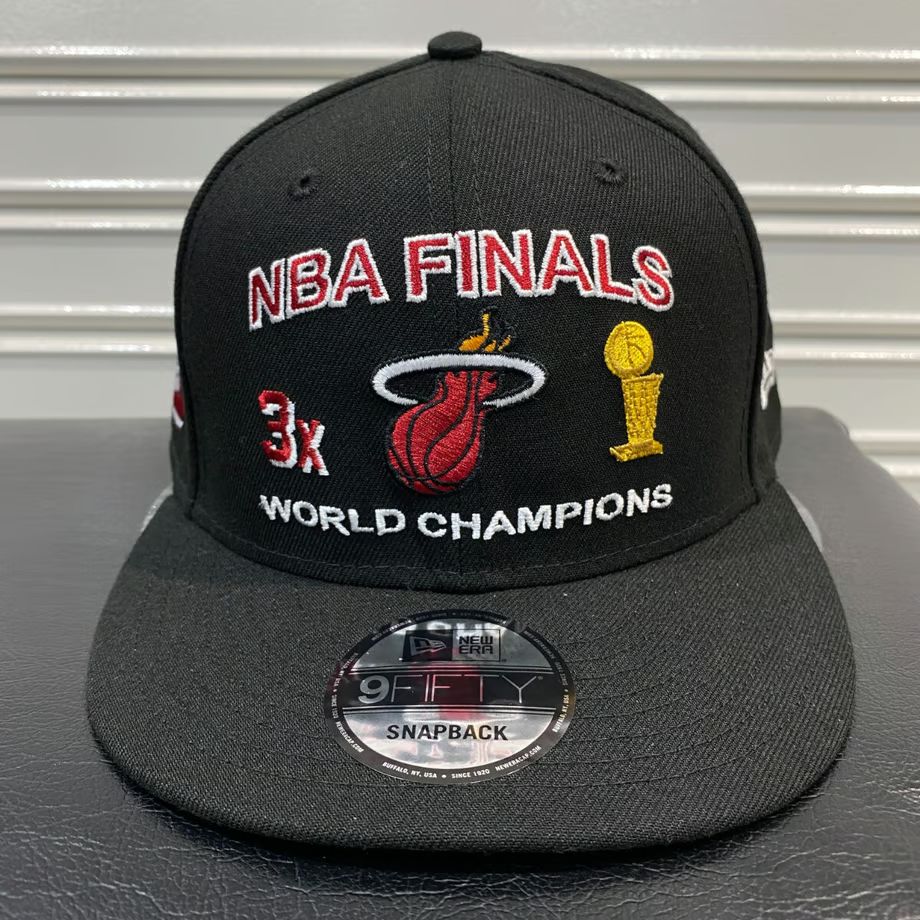 USA限定 Newera ニューエラ NBA ファイナルズ チャンピオン 9FIFTY マイアミ ヒート