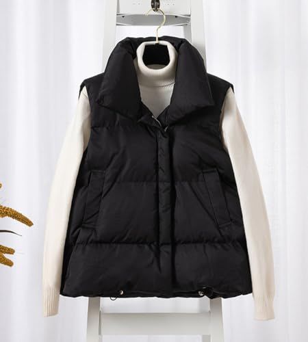 ASARANS ダウンジャケット マフラー付き レディース コート アウター ダウン 襟なし 軽量 暖かい 防寒 可愛い ノーカラー (ホワイト) ダウンコート ダウンジャケット 「DECADE CLASSIC」マフラー付きダウン