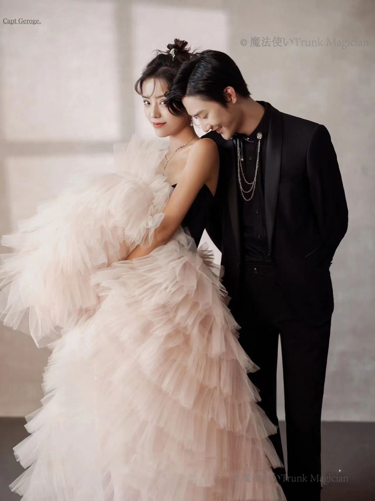 チューブトップ ウェディングドレス チュールドレス バイ CCVZ1026P015