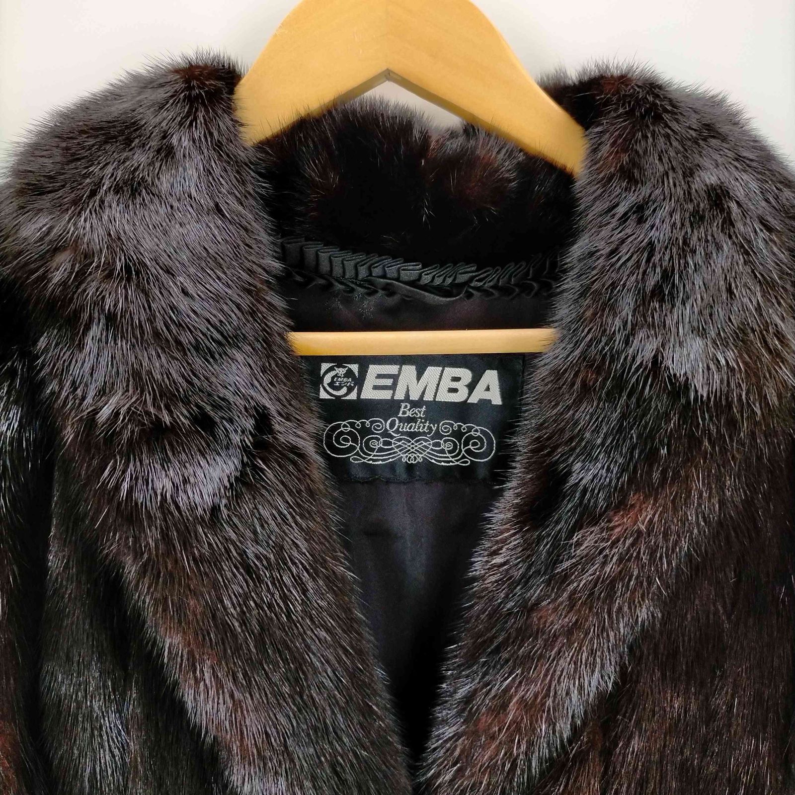 ブラックグラマ BLACKGLAMA ファーコート アウター 毛皮 ミンク ミドル