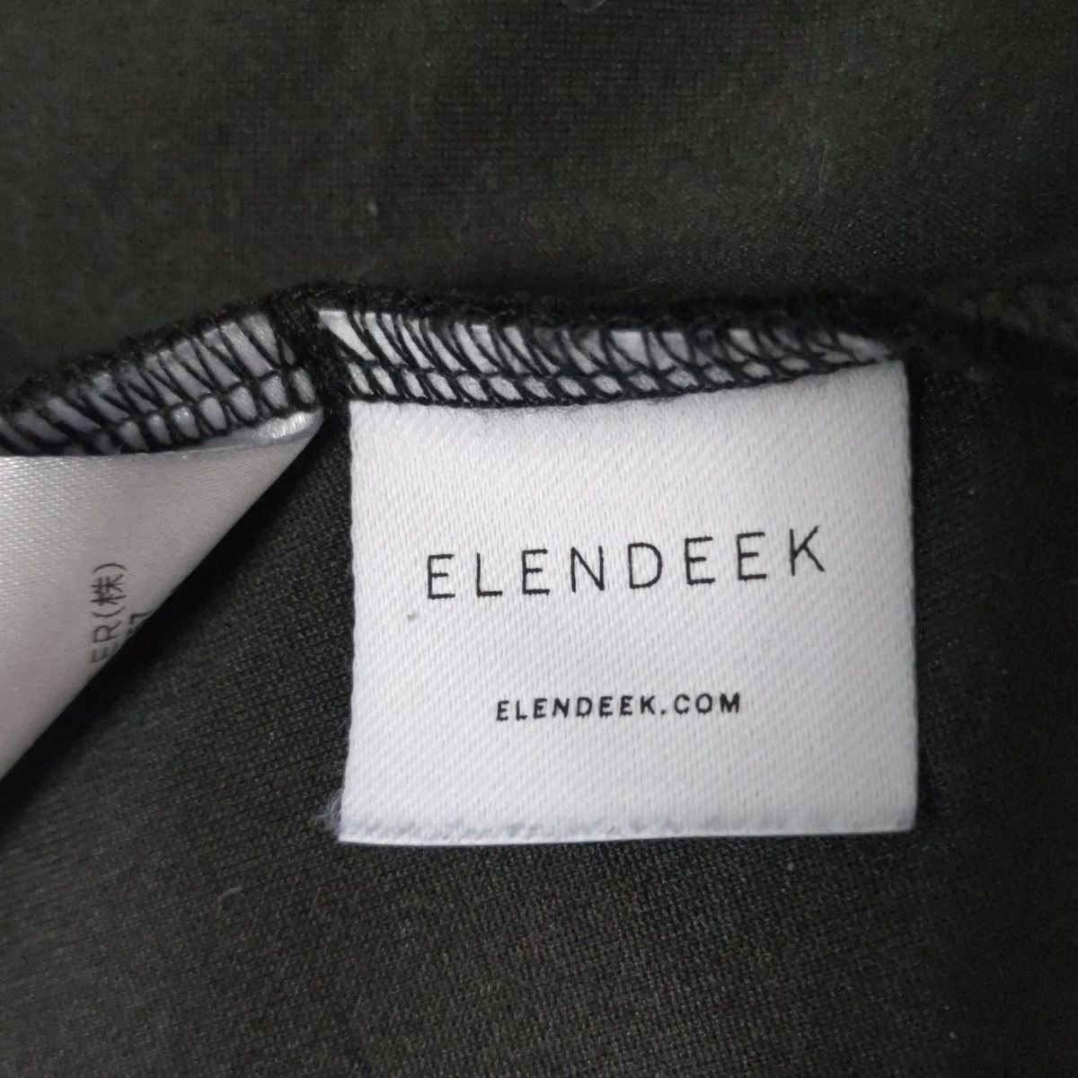 ELENDEEK(エレンディーク) 長袖カットソー サイズF レディース - 黒