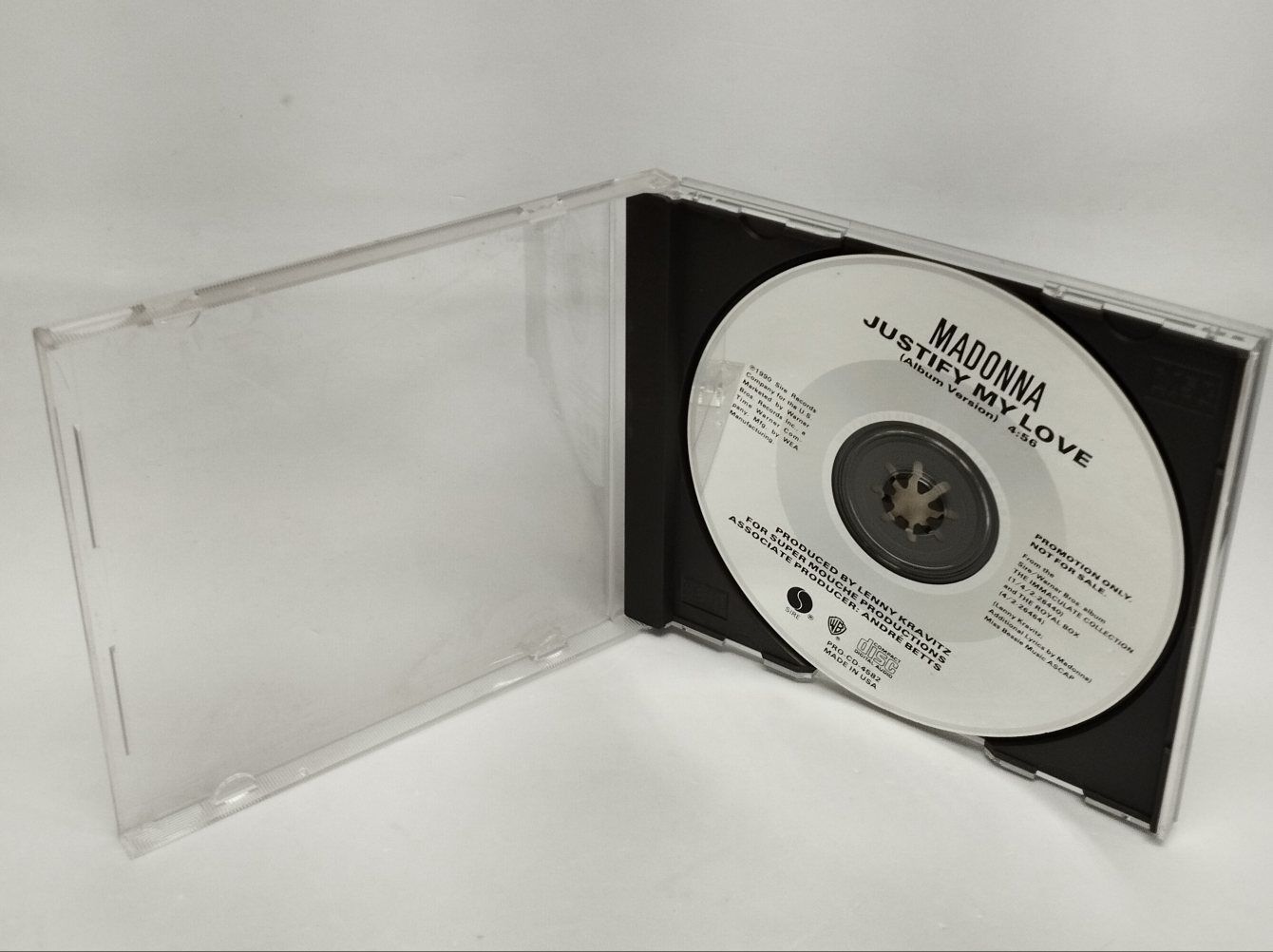 レア　プロモーション用CD 非売品　マドンナ　JUSTIFY MY LOVE