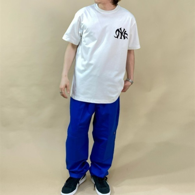 【ムラスポ公式】DICKIES ディッキーズ 限定 ダブルニー シェフパンツ ブルー(40RB) スケートパンツ カラーパンツ メンズ レディース