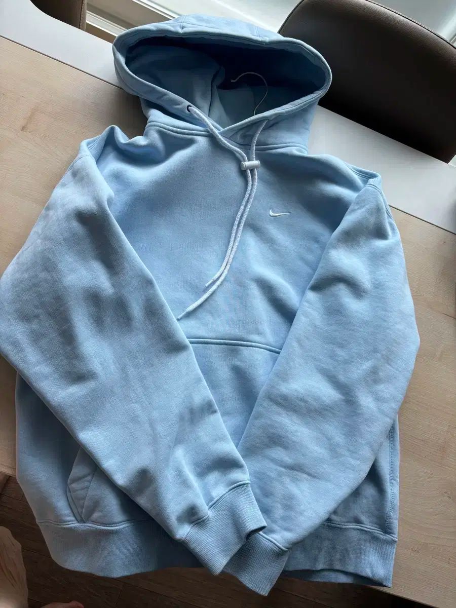 Nike(ナイキ） nrg フード付きTシャツ スカイブルー