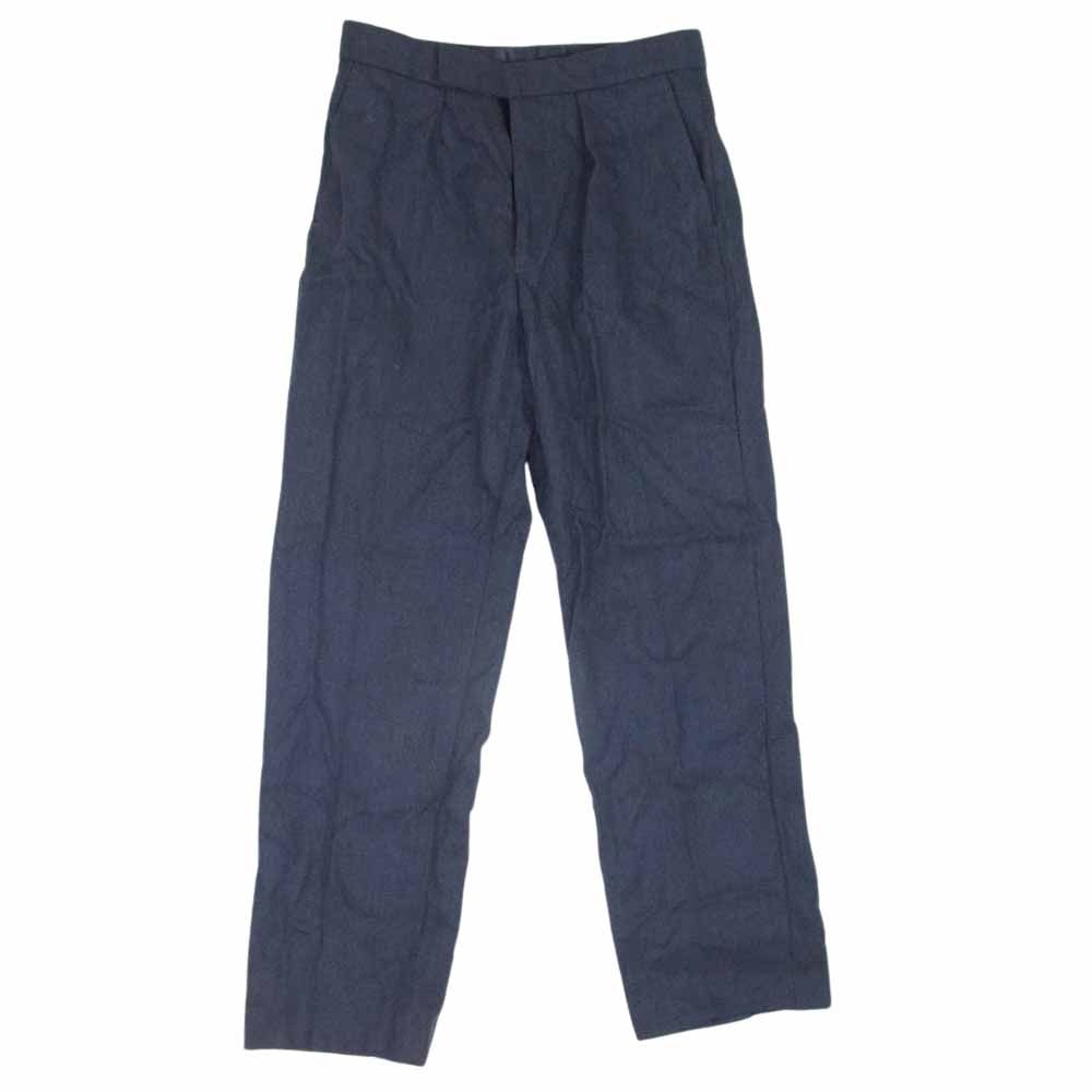 ヴィンテージ VINTAGE 8405-99-179-5229 british army MILITARY ミリタリー イギリス軍 ドレス オフィサー スラックス パンツ ネイビー系 サイズ表記無【中古】