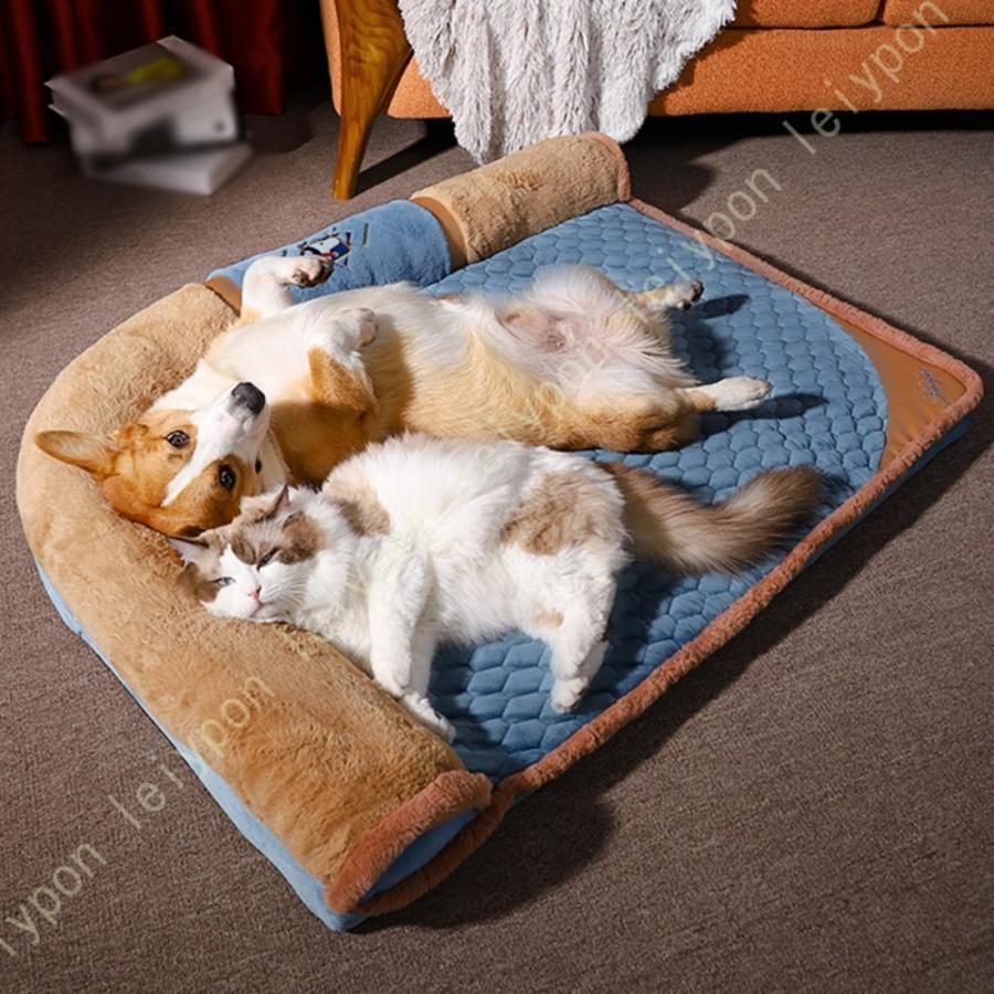 犬 ベッド 猫 ベッド ペットベッド 中型犬|大型犬 滑り止め 冬 ぐっすり眠れる 洗える 猫のベッド 猫用ベッド 犬用ベッド 秋冬用 床暖対応 ペット クッション