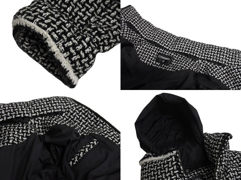 極美品 CHANEL シャネル ダウンジャケット P64949V36483 サイズ38