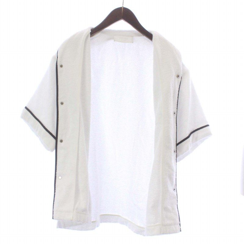 プラダ PRADA 22SS コットンテリーボウリングシャツ Cotton Terry