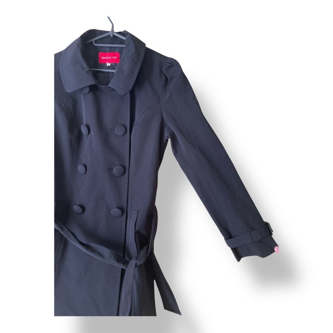 Apuweiser-riche ネイビー ロングコート サイズ2 クリーニング済み）Apuweiser-riche ネイビー ロングコート - メルカリ