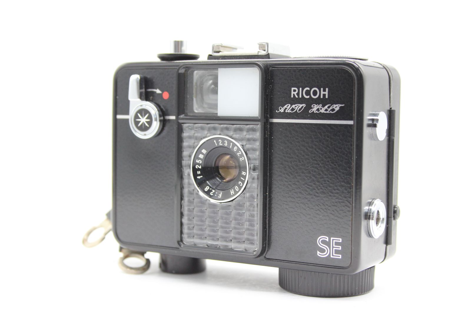 【返品保証】 リコー Ricoh Auto Half SE ブラック 25mm F2.8 コンパクトカメラ s2950