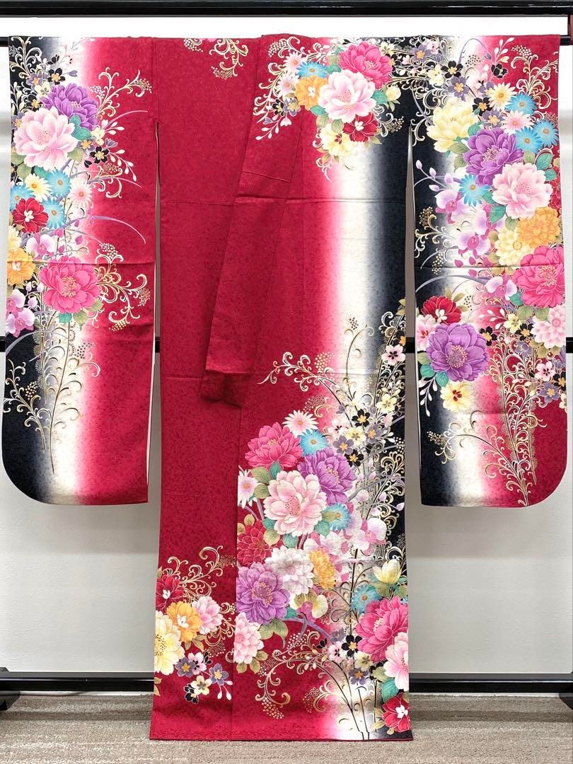 振袖 豪華 銀通し 金駒 金彩 身丈162cm 撥水加工済 MO2683