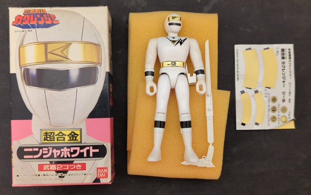 【新品】超合金　ニンジャホワイト　忍者戦隊カクレンジャー　戦隊 バンダイ 超合金/カクレンジャー 忍者戦隊カクレンジャー
