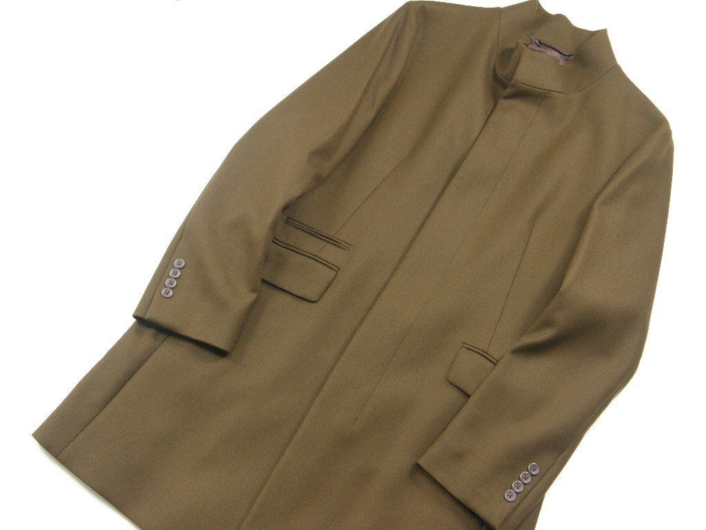 EPOCA UOMO エポカウォモ 尾州産 ウール スタンド コート 厚手 ｜ 秋冬