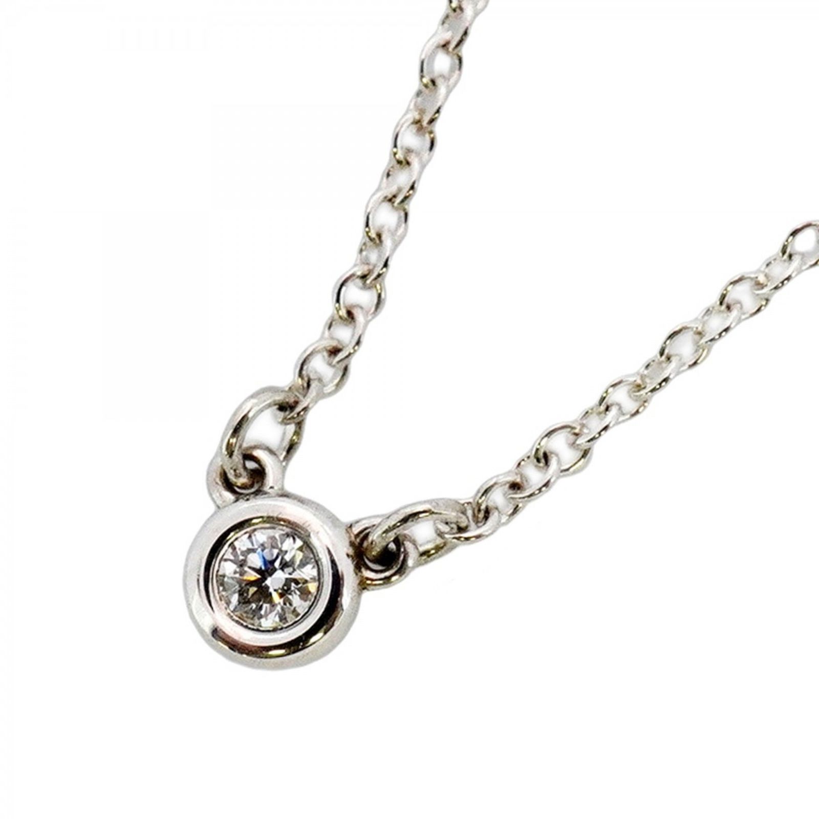 Tiffany バイザヤード　ダイヤモンド　ネックレス　シルバー925 TIFFANY】バイザヤード ネックレス ダイヤモンド 925 シルバー
